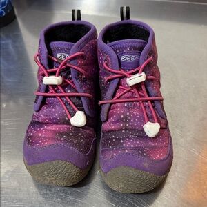 Keen Kids waterproof and weatherproof Purple Starry Sneakers 12M